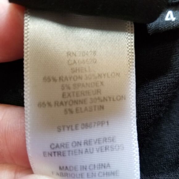 Sharon Young Black Legging / Pant size 4 - Picture 4 of 8